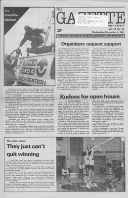 Gazette Community Weekly (Nipigon, ON), 4 Nov 1981