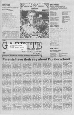 Gazette Community Weekly (Nipigon, ON), 17 Feb 1982