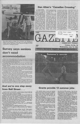 Gazette Community Weekly (Nipigon, ON), 14 Jul 1982