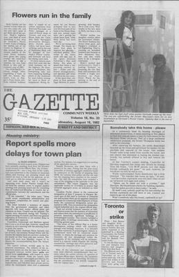 Gazette Community Weekly (Nipigon, ON), 18 Aug 1982