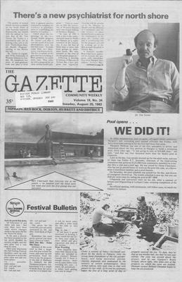 Gazette Community Weekly (Nipigon, ON), 25 Aug 1982