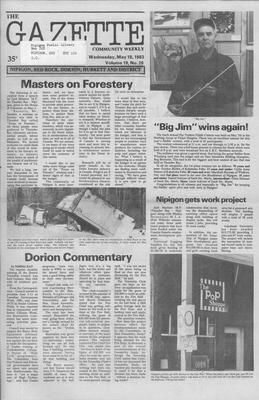 Gazette Community Weekly (Nipigon, ON), 18 May 1983