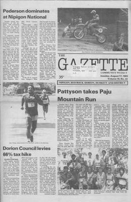 Gazette Community Weekly (Nipigon, ON), 17 Aug 1983