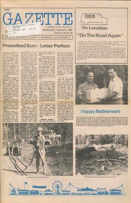 Gazette Community Weekly (Nipigon, ON), 31 Aug 1983