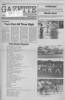 Gazette Community Weekly (Nipigon, ON), 14 Sep 1983