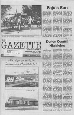 Gazette Community Weekly (Nipigon, ON), 18 Jul 1984