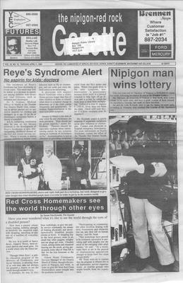 Nipigon Red-Rock Gazette, 11 Apr 1989