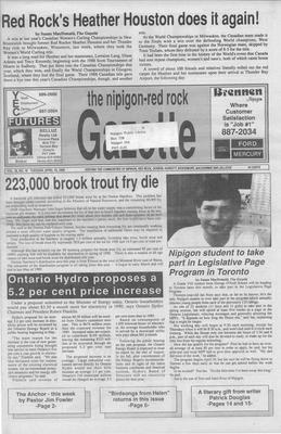 Nipigon Red-Rock Gazette, 18 Apr 1989