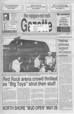 Nipigon Red-Rock Gazette, 23 May 1989