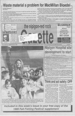 Nipigon Red-Rock Gazette, 29 Aug 1989