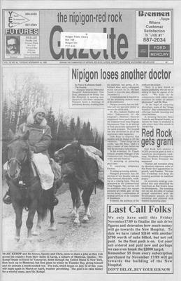 Nipigon Red-Rock Gazette, 14 Nov 1989