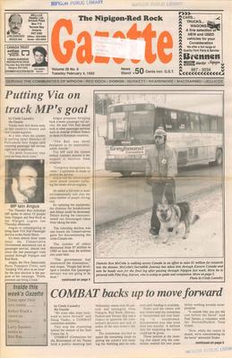 Nipigon Red-Rock Gazette, 4 Feb 1992