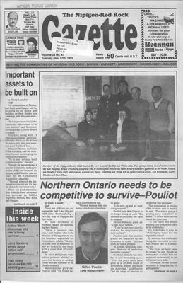 Nipigon Red-Rock Gazette, 17 Nov 1992