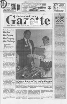 Nipigon Red-Rock Gazette, 4 Jan 1994