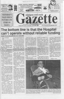 Nipigon Red-Rock Gazette, 26 Apr 1994