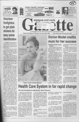 Nipigon Red-Rock Gazette, 8 Nov 1994