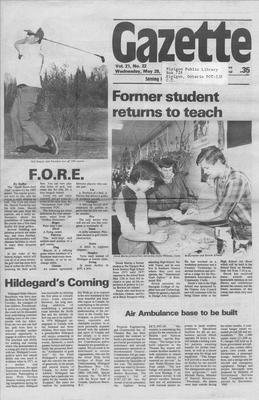 Gazette (Nipigon, ON), 29 May 1985