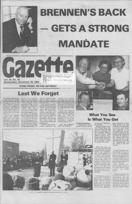 Gazette (Nipigon, ON), 20 Nov 1985