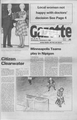 Gazette (Nipigon, ON), 4 Dec 1985