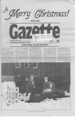 Gazette (Nipigon, ON), 25 Dec 1985