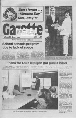 Gazette (Nipigon, ON), 7 May 1986