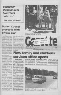 Gazette (Nipigon, ON), 28 May 1986