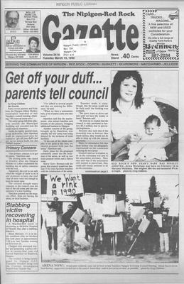 Nipigon Red-Rock Gazette, 13 Mar 1990