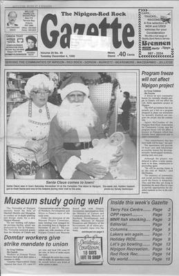 Nipigon Red-Rock Gazette, 4 Dec 1990