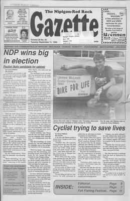 Nipigon Red-Rock Gazette, 11 Sep 1990