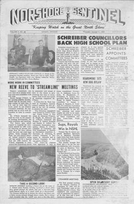 Norshore Sentinel (Nipigon, ON), 11 Jan 1962