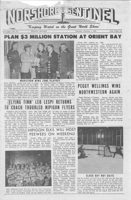 Norshore Sentinel (Nipigon, ON), 1 Feb 1962