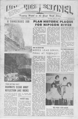 Norshore Sentinel (Nipigon, ON), 12 Apr 1962