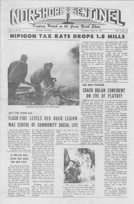 Norshore Sentinel (Nipigon, ON), 19 Apr 1962