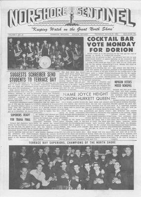 Norshore Sentinel (Nipigon, ON), 23 Mar 1961