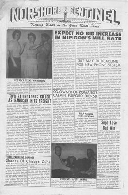 Norshore Sentinel (Nipigon, ON), 20 Apr 1961