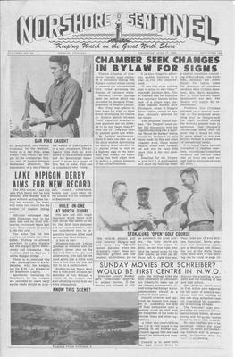 Norshore Sentinel (Nipigon, ON), 15 Jun 1961