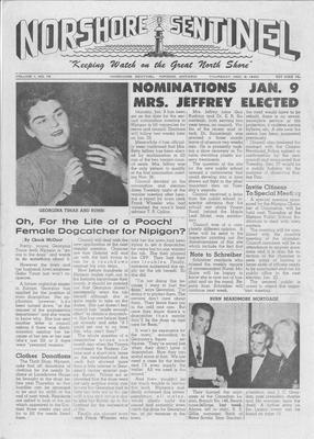 Norshore Sentinel (Nipigon, ON), 8 Dec 1960