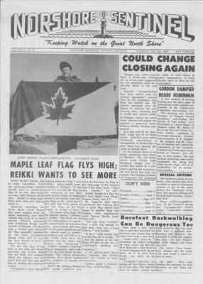 Norshore Sentinel (Nipigon, ON), 20 Dec 1960