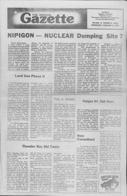 Nipigon Gazette, 8 Feb 1978