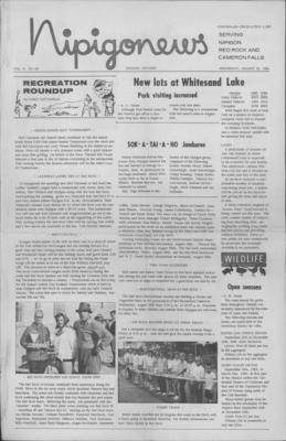 Nipigonews (Nipigon, ON), 12 Aug 1964