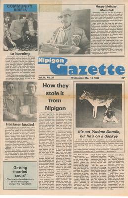 Nipigon Gazette, 14 May 1980