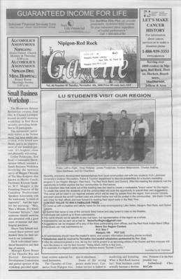 Nipigon Red-Rock Gazette, 4 Nov 2008