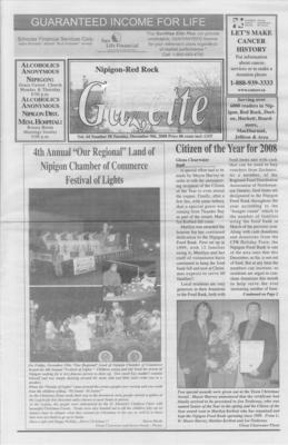 Nipigon Red-Rock Gazette, 9 Dec 2008