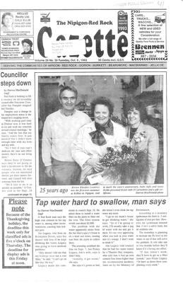 Nipigon Red-Rock Gazette, 5 Oct 1993