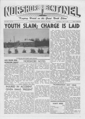 Norshore Sentinel (Nipigon, ON), 5 Jan 1961