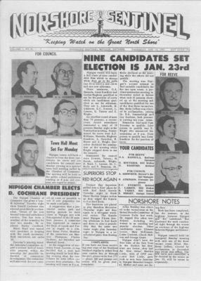 Norshore Sentinel (Nipigon, ON), 12 Jan 1961