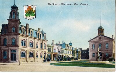 Museum Square in Woodstock, Ontario