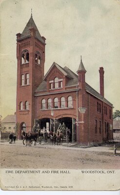 Woodstock Fire Department and Fire Hall, Woodstock ON