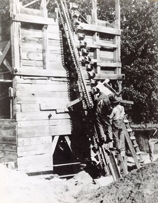 Men Working on Bridge