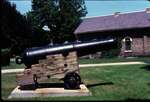 Cannon outside the County Courthouse, Woodstock